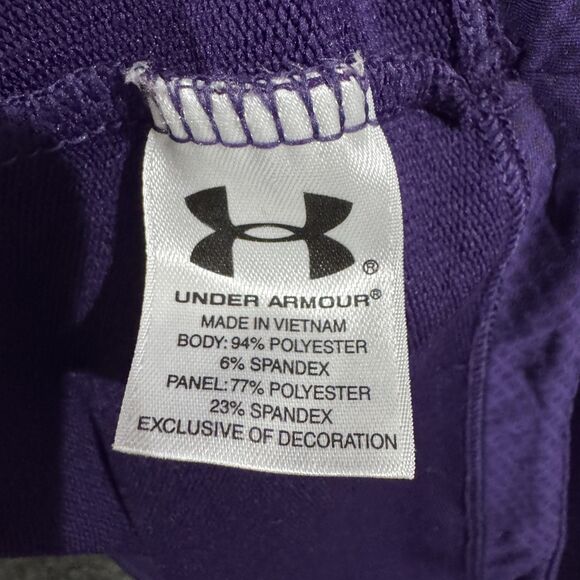 Clemson Tigers Shirt Women's Large Purple NCAA Football Pullover Under Armour - Picture 7 of 8